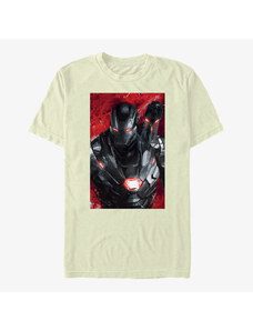 Pánské tričko Merch Marvel Avengers Endgame - Warmachine Painted Unisex T-Shirt Natural