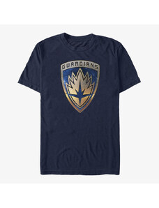 Pánské tričko Merch Marvel Guardians of the Galaxy Vol. 3 - Guardians Badge Unisex T-Shirt Navy Blue