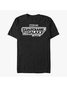 Pánské tričko Merch Marvel Guardians of the Galaxy Vol. 3 - Volume 3 Logo Unisex T-Shirt Black