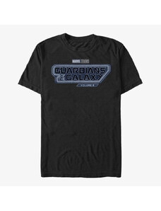 Pánské tričko Merch Marvel Guardians of the Galaxy Vol. 3 - Guardians Stealth Logo Unisex T-Shirt Black