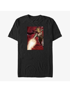 Pánské tričko Merch Marvel Guardians of the Galaxy Vol. 3 - Adam Warlock Poster Unisex T-Shirt Black