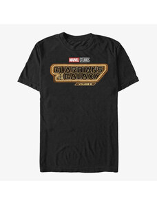 Pánské tričko Merch Marvel Guardians of the Galaxy Vol. 3 - Guardians 3 Main Logo Unisex T-Shirt Black