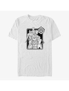 Pánské tričko Merch Marvel Guardians of the Galaxy Vol. 3 - Galaxy Team Unisex T-Shirt White