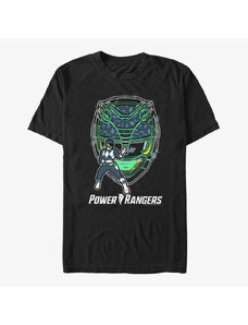 Pánské tričko Merch Hasbro Vault Power Rangers - Black Ranger Hero Unisex T-Shirt Black
