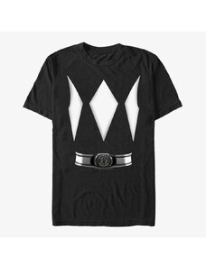 Pánské tričko Merch Hasbro Power Rangers - Black Ranger Costume Tee Unisex T-Shirt Black