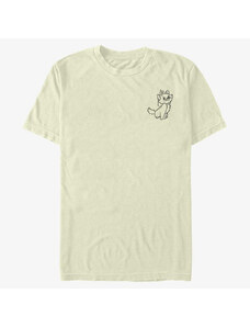 Pánské tričko Merch Disney Classics The Aristocats - Marie Line Unisex T-Shirt Natural