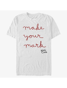 Pánské tričko Merch Disney Classics DNCA - MAKE YOUR MARK Unisex T-Shirt White