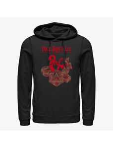 Pánská mikina Merch Dungeons & Dragons - Dice Don't Lie Unisex Hoodie Black