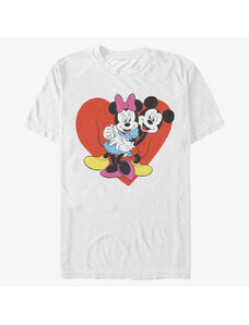 Pánské tričko Merch Disney Classics Mickey Classic - BE MINE Unisex T-Shirt White