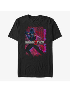 Pánské tričko Merch Hasbro Vault Snake Eyes - The Silent Type Unisex T-Shirt Black