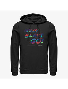 Pánská mikina Merch Hasbro Vault Nerf - Ready Blast Go Unisex Hoodie Black