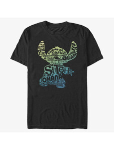 Pánské tričko Merch Disney Classics Lilo & Stitch - Stitch Fill Unisex T-Shirt Black