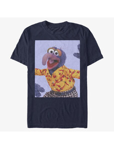 Pánské tričko Merch Disney Classics Muppets - Gonzo Meme Unisex T-Shirt Navy Blue