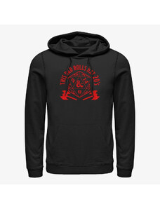 Pánská mikina Merch Dungeons & Dragons - Nat 20s Unisex Hoodie Black