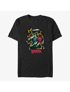 Pánské tričko Merch Dungeons & Dragons - Electric Dice Roll Unisex T-Shirt Black