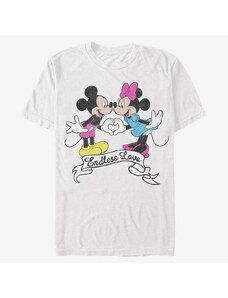 Pánské tričko Merch Disney Classics Mickey Classic - ENDLESS LOVE Unisex T-Shirt White