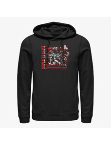 Pánská mikina Merch Dungeons & Dragons - Displacer Glitch Unisex Hoodie Black