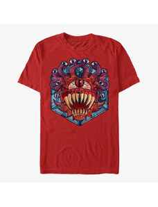 Pánské tričko Merch Dungeons & Dragons - Eye of the Beholder Glass Unisex T-Shirt Red