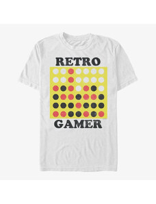 Pánské tričko Merch Hasbro Vault Connect Four - Retro Gamer Unisex T-Shirt White