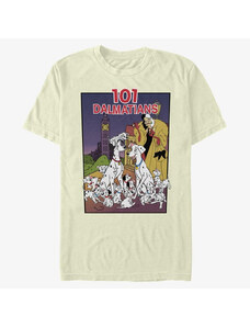 Pánské tričko Merch Disney Classics 101 Dalmatians - VHS Cover Unisex T-Shirt Natural