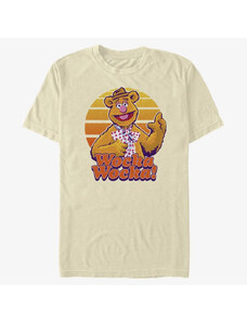 Pánské tričko Merch Disney Classics Muppets - Fozzie Unisex T-Shirt Natural