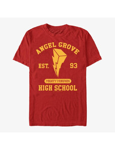 Pánské tričko Merch Hasbro Vault Power Rangers - Angel Grove Unisex T-Shirt Red