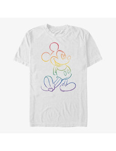 Pánské tričko Merch Disney Classics Mickey Mouse - Big Pride Unisex T-Shirt White