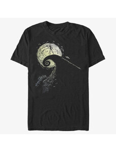 Pánské tričko Merch Disney Classics Nightmare Before Christmas - Spiral Hill Jack Unisex T-Shirt Black