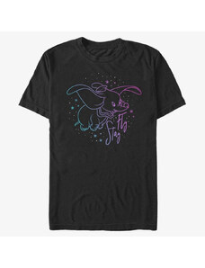 Pánské tričko Merch Disney Classics Dumbo - Stay Fly Dumbo Unisex T-Shirt Black