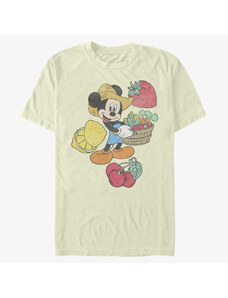Pánské tričko Merch Disney Classics Mickey & Friends - FARMER MICKEY Unisex T-Shirt Natural