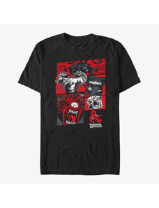 Pánské tričko Merch Dungeons & Dragons - MONSTERS COMIC PANELS Unisex T-Shirt Black