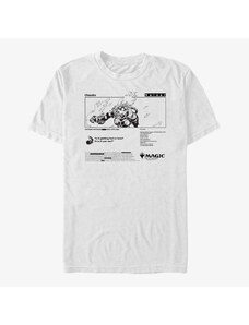 Pánské tričko Merch Magic: The Gathering - Chandra Bio Unisex T-Shirt White