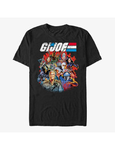 Pánské tričko Merch Hasbro G.I. Joe - Retro Vs Group Unisex T-Shirt Black