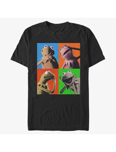 Pánské tričko Merch Disney Classics Muppets - Kermit Pop Unisex T-Shirt Black