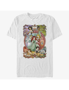 Pánské tričko Merch Disney Princesses - Princess Power Unisex T-Shirt White