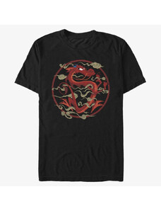 Pánské tričko Merch Disney Mulan - Serpentine Salvation Unisex T-Shirt Black