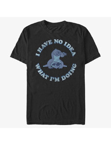 Pánské tričko Merch Disney Lilo & Stitch - No Idea Unisex T-Shirt Black