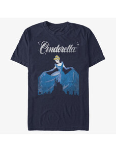 Pánské tričko Merch Disney Cinderella - Dancing Cinderella Unisex T-Shirt Navy Blue