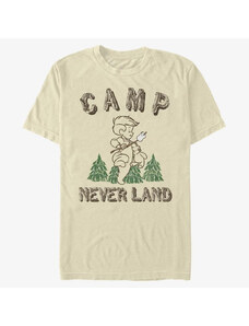 Pánské tričko Merch Disney Peter Pan - CAMP NEVERLAND Unisex T-Shirt Natural