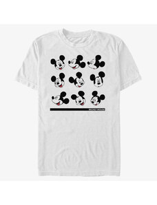 Pánské tričko Merch Disney Classic Mickey - Mickey Expressions Unisex T-Shirt White