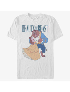 Pánské tričko Merch Disney Beauty & The Beast - Vintage Beauty Unisex T-Shirt White