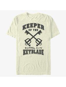 Pánské tričko Merch Disney Kingdom Hearts - Keyblade Keeper Unisex T-Shirt Natural