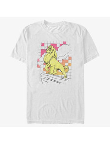 Pánské tričko Merch Disney The Lion King - Hyper Color Pride Rock Unisex T-Shirt White