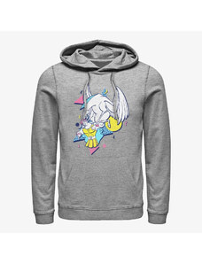 Pánská mikina Merch Disney Hercules - Herc 90s Vibe Unisex Hoodie Heather Grey