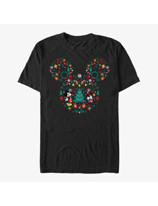 Pánské tričko Merch Disney Mickey Classic - Icon Ear Fill Unisex T-Shirt Black