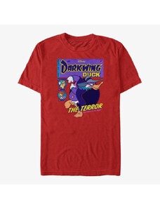 Pánské tričko Merch Disney Darkwing Duck - Darkwing Comic Unisex T-Shirt Red