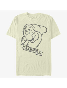Pánské tričko Merch Disney Snow White - Bashful Unisex T-Shirt Natural