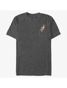 Pánské tričko Merch Disney Mulan - Little Brother Pocket Unisex T-Shirt Dark Heather Grey