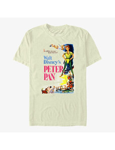Pánské tričko Merch Disney Peter Pan - VINTAGE PAN POSTER Unisex T-Shirt Natural