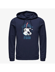 Pánská mikina Merch Disney Mulan - Lil Brother Food Unisex Hoodie Navy Blue